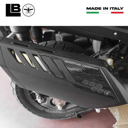 Adesivo Gel 3D Protezione Marmitta Scooter compatibile con Zontes 368G 2025