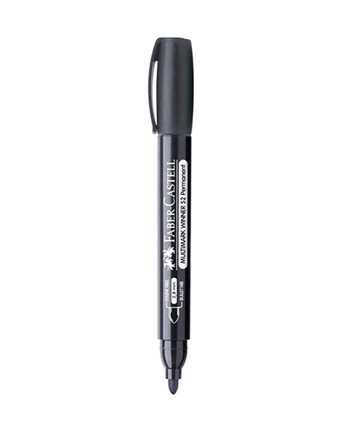 Marcatore permanente Faber-Castell Winner 52 punta tonda nero