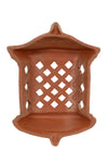 Biscottini Lanterna Biscottini Lampada Parete 25x10x36 Terracotta Artigianale Made Italia