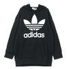 Adidas Felpa Cappuccio Uomo Tref Over Hood Black/white da uomo