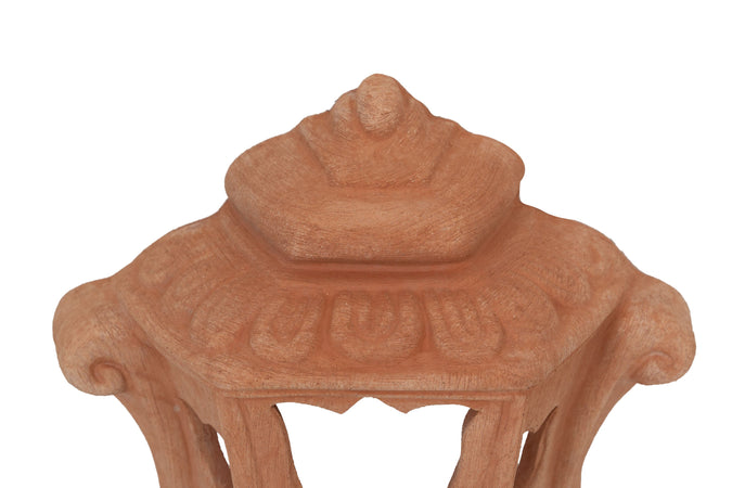 Biscottini Lanterna Biscottini Lampada da Parete Terracotta Antigeliva Lavorata a Mano