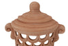 Biscottini Lanterna Lampada da parete da appendere in Terracotta 100% Made in Italy interamente Lavorata a Mano