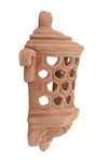 Biscottini Lanterna Lampada da parete da appendere in Terracotta 100% Made in Italy interamente Lavorata a Mano