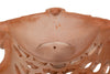 Biscottini Lanterna Lampada da parete da appendere in Terracotta 100% Made in Italy interamente Lavorata a Mano