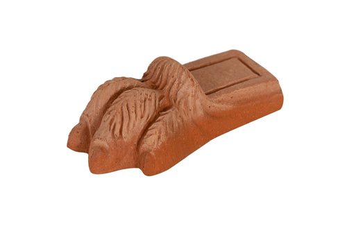 Biscottini Set 12 Piedini sottovaso Biscottini Zampa Leone Terracotta Toscana 7x11x5 Made