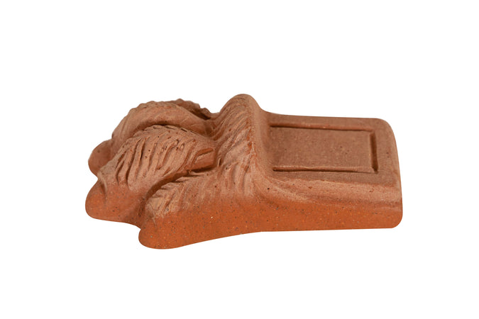 Biscottini Set 12 Piedini sottovaso Biscottini Zampa Leone Terracotta Toscana 7x11x5 Made