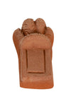 Biscottini Set 12 Piedini A ZAMPA DI LEONE sottovaso per vasi in Terracotta Toscana 100% Made In Italy interamente Lavorata a Mano