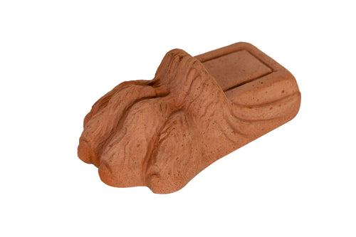 Biscottini Set 8 Piedini A ZAMPA DI LEONE sottovaso per vasi in Terracotta Toscana 100% Made In Italy interamente Lavorata a Mano