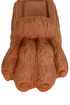 Biscottini Set 8 Piedini A ZAMPA DI LEONE sottovaso per vasi in Terracotta Toscana 100% Made In Italy interamente Lavorata a Mano