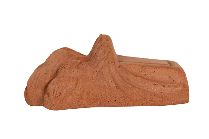 Biscottini Set 8 Piedini A ZAMPA DI LEONE sottovaso per vasi in Terracotta Toscana 100% Made In Italy interamente Lavorata a Mano