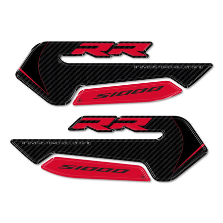 Adesivi Protezioni Laterali Serbatoio moto compatibili con Bmw S1000RR 2009-2026