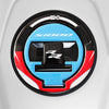Protezione Tappo serbatoio moto adesivo 3D compatibile con Bmw S1000RR 2009-2026