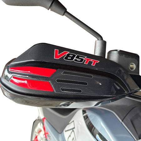 Adesivi resina 3D Protezioni Paramani compatibili con Moto Guzzi V85TT 2024-2026