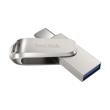 SanDisk Ultra Dual Drive Luxe unità flash USB 256 GB USB Type-A / USB Type-C 3.2 Gen 1 (3.1 Gen 1) Acciaio inossidabile