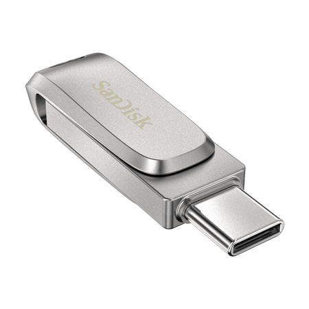 SanDisk Ultra Dual Drive Luxe unità flash USB 256 GB USB Type-A / USB Type-C 3.2 Gen 1 (3.1 Gen 1) Acciaio inossidabile