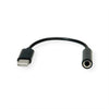Audio Cable 0.13 M 3.5Mm Usb