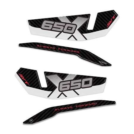 Protezioni Paramani moto Adesivi Gel 3D compatibile con QJ Motor SVT650X 2026