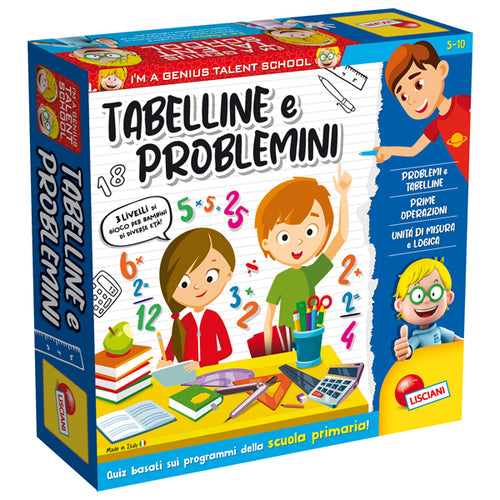I'M A Genius Tabelline E Problemi Lisciani
