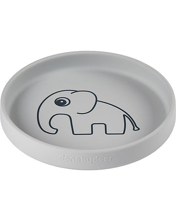 Piatto in Silicone Alimentare Elphee - Grigio Done By Deer