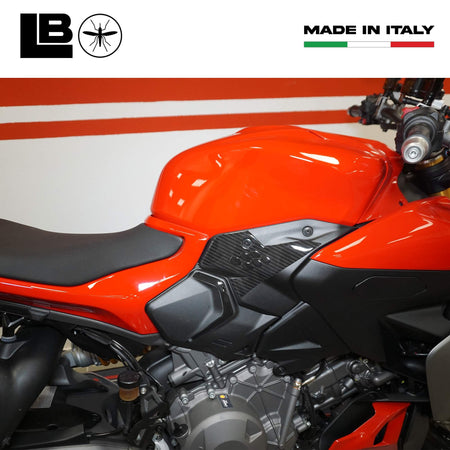 Adesivi 3D Laterali Sottosella compatibili con Ducati Streetfighter V2 V2S 2025
