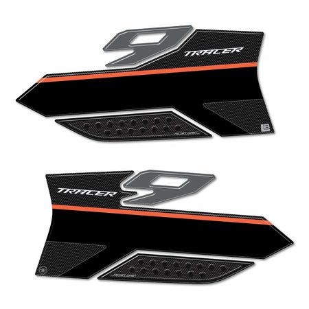 Adesivi Protezioni Laterali 3D serbatoio compatibili con Yamaha Tracer 9 2025