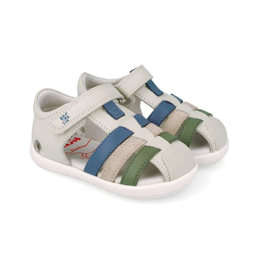 Sandali bambino pelle primi passi barefoot 19 -26 Garvalin