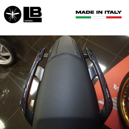 Adesivi 3D Protezioni maniglie passeggero compatibili con Honda CB500X 2022-2023