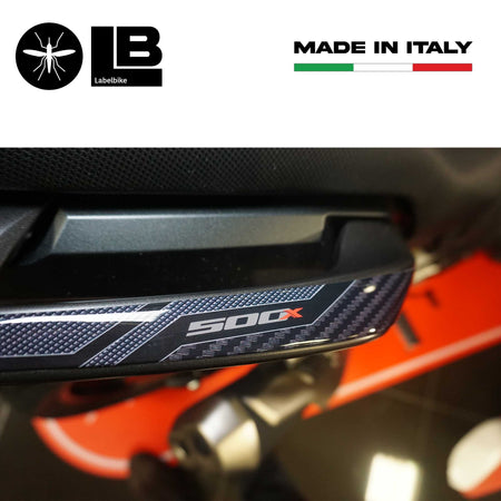 Adesivi 3D Protezioni maniglie passeggero compatibili con Honda CB500X 2022-2023