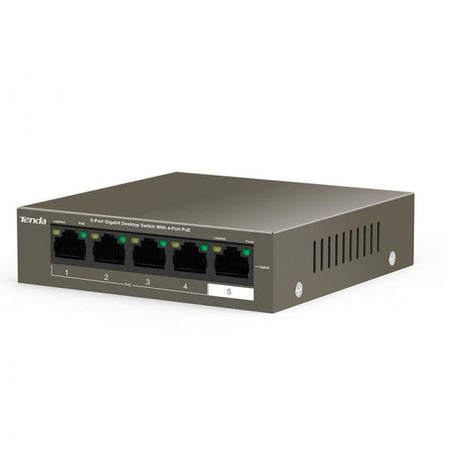 SWITCH TENDA 5 PORT 10/100/1000 PoE 63W