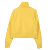 CHAMPION Felpa Collo Alto Corta Donna Turtle Neck L/s Sweatshirt Yellow da donna