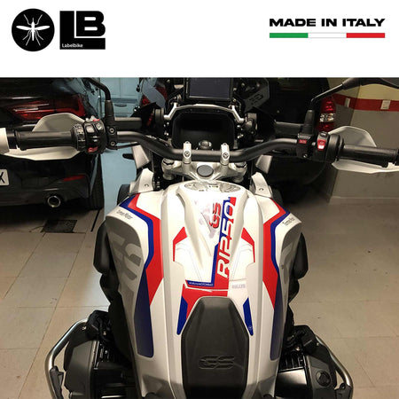 Adesivo 3D Paraserbatoio compatibile con moto BMW R 1250 GS Rallye 2021-2022