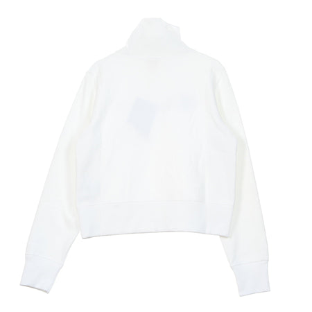 CHAMPION Felpa Collo Alto Corta Donna Turtle Neck L/s Sweatshirt White da donna