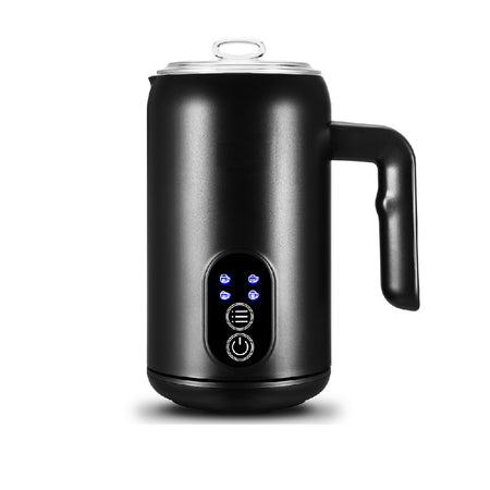 Montalatte Elettrico 350ML 500Watt Funzione Caldo Freddo Acciaio H 21.5 cm Nero