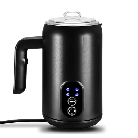 Montalatte Elettrico 350ML 500Watt Funzione Caldo Freddo Acciaio H 21.5 cm Nero