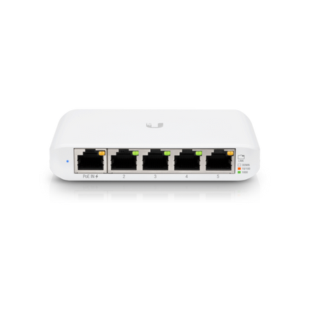 Switch di rete Ubiquiti Unifi Switch UniFi USW Flex Mini - 5 porte RJ-45 - Gestito (Managed) - Gigabit Ethernet (10/100/1000) - Supporto Power over Ethernet (PoE)
