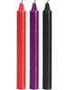 Candele a Goccia Giapponese 3pz Vari Colori