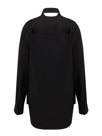 Balenciaga Abito Camicia Effetto Suspended da donna