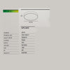 Plafoniera moderna Gea Led CLOE 35 GPL261C lampada soffitto alluminio bianco tonda