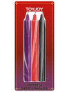 Candele a Goccia Giapponese 3pz Vari Colori