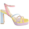Buffalo sandalo con tacco Cherry cage 1291374