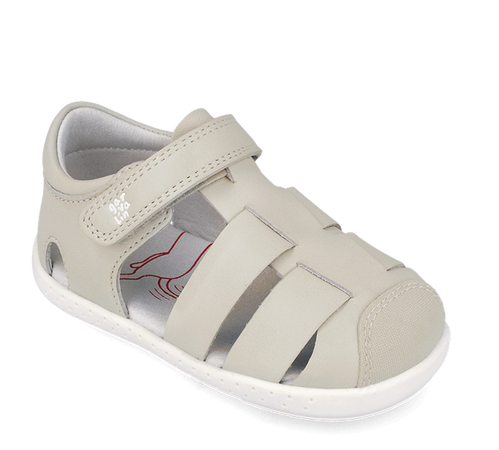 Sandali bambino pelle barefoot ghiaccio19 -26 Garvalin