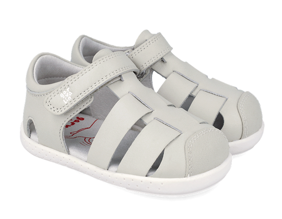 Sandali bambino pelle barefoot ghiaccio19 -26 Garvalin