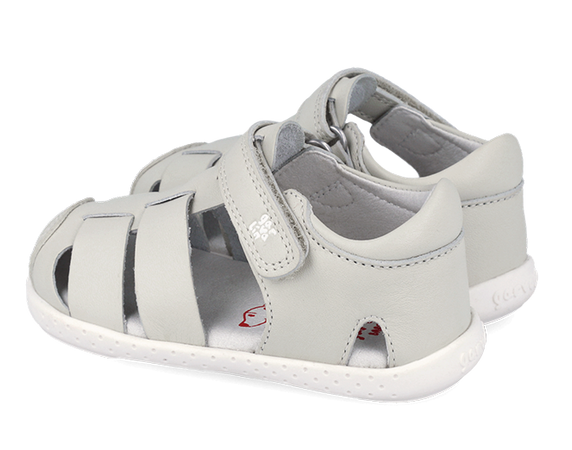Sandali bambino pelle barefoot ghiaccio19 -26 Garvalin