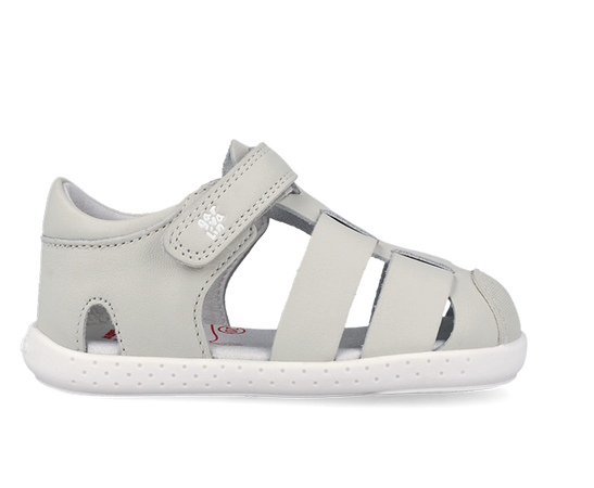 Sandali bambino pelle barefoot ghiaccio19 -26 Garvalin