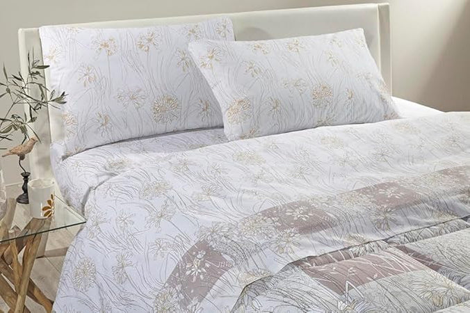 Lenzuola Fantasia Dalia ! Caleffi in Cotone Matrimoniale – Eleganza e Raffinatezza di Lusso