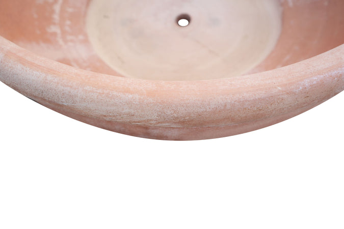 Biscottini Biscottini Vaso Ciotola Terracotta Galestro Fatto a Mano 80x29 Esterno Antigelo