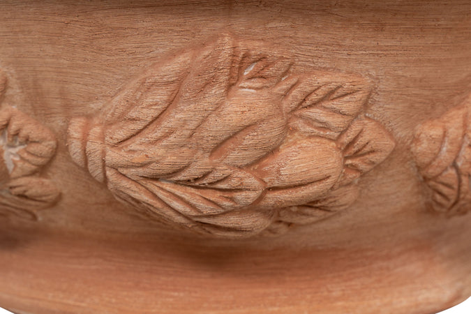 Biscottini Vaso Ciotola Terracotta Made Italy Biscottini 50 H23 Lavorato Mano Antigelivo