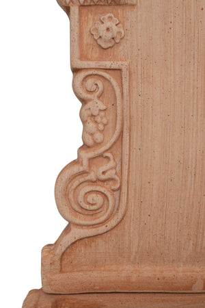 Biscottini Fontana a muro da parete da appendere in Terracotta 100% Made in Italy interamente Lavorata a Mano