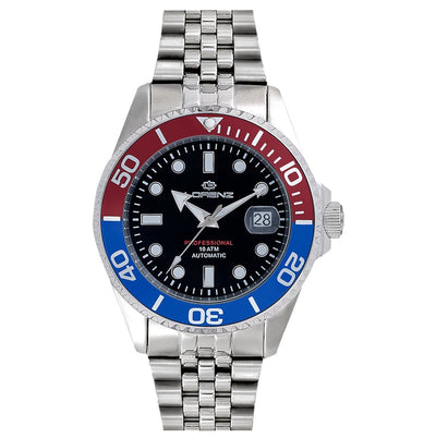 Orologio LORENZ uomo Submarine automatico jubilee / rosso