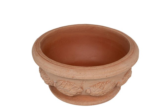 Biscottini Biscottini Ciotola Vaso Terracotta Galestro Antigelo 30x14 Fatto a Mano Italy